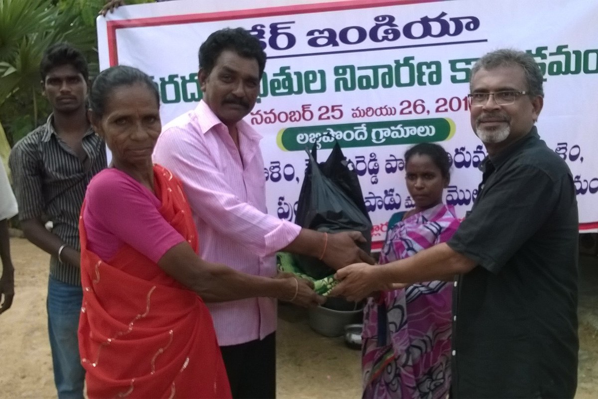 Flood Relief work in Nellore,Andhra Pradesh 2015